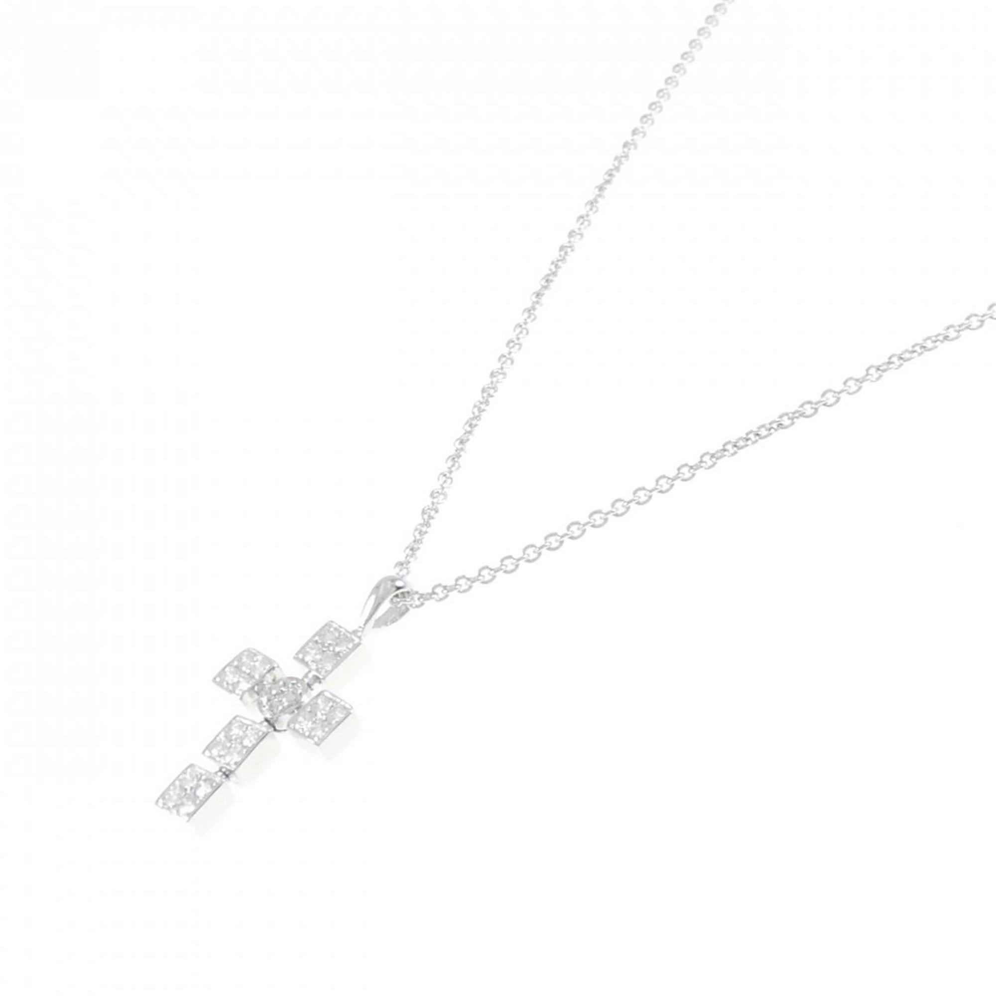 Lucia Pendant Necklace 18K White Gold