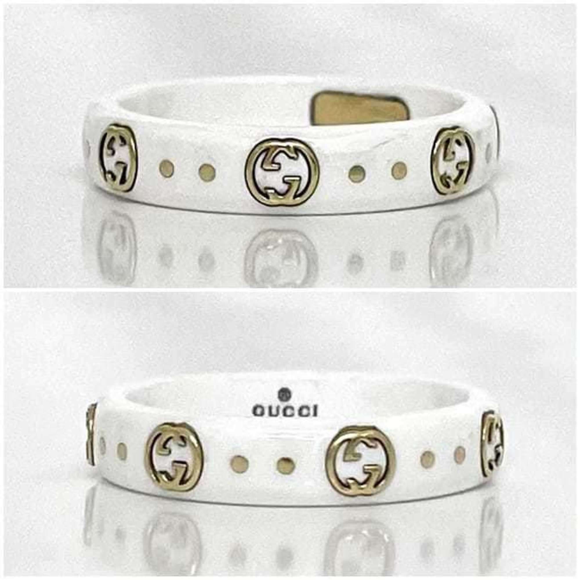 Band Ring Ceramic and 18K Yellow Gold