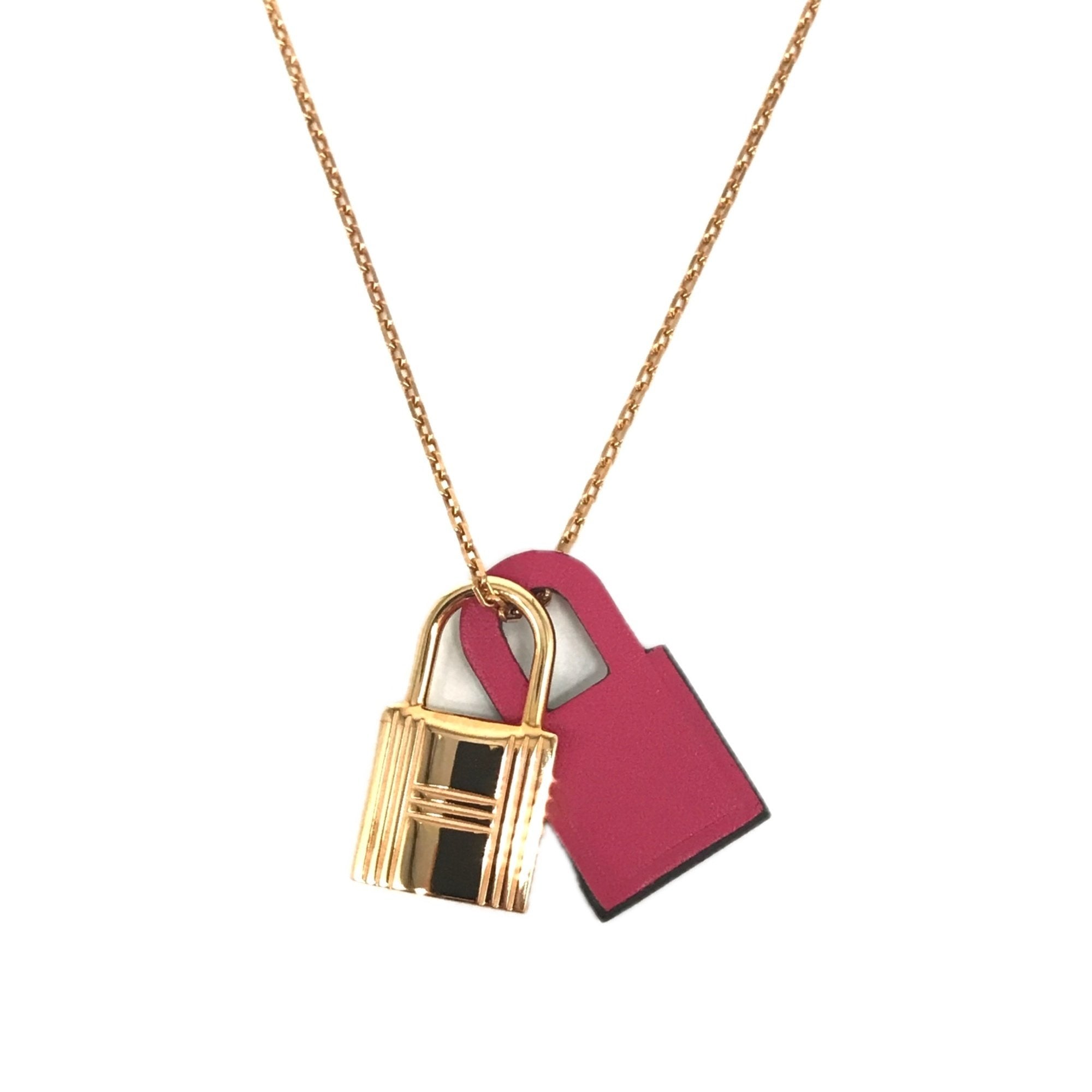 O'Kelly Pendant Necklace Gold and Leather Mini