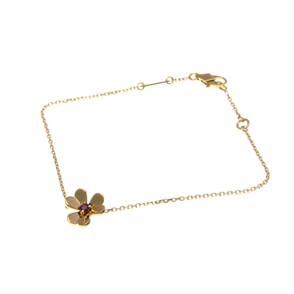 Bracelet 18K Rose Gold Mini with Ruby