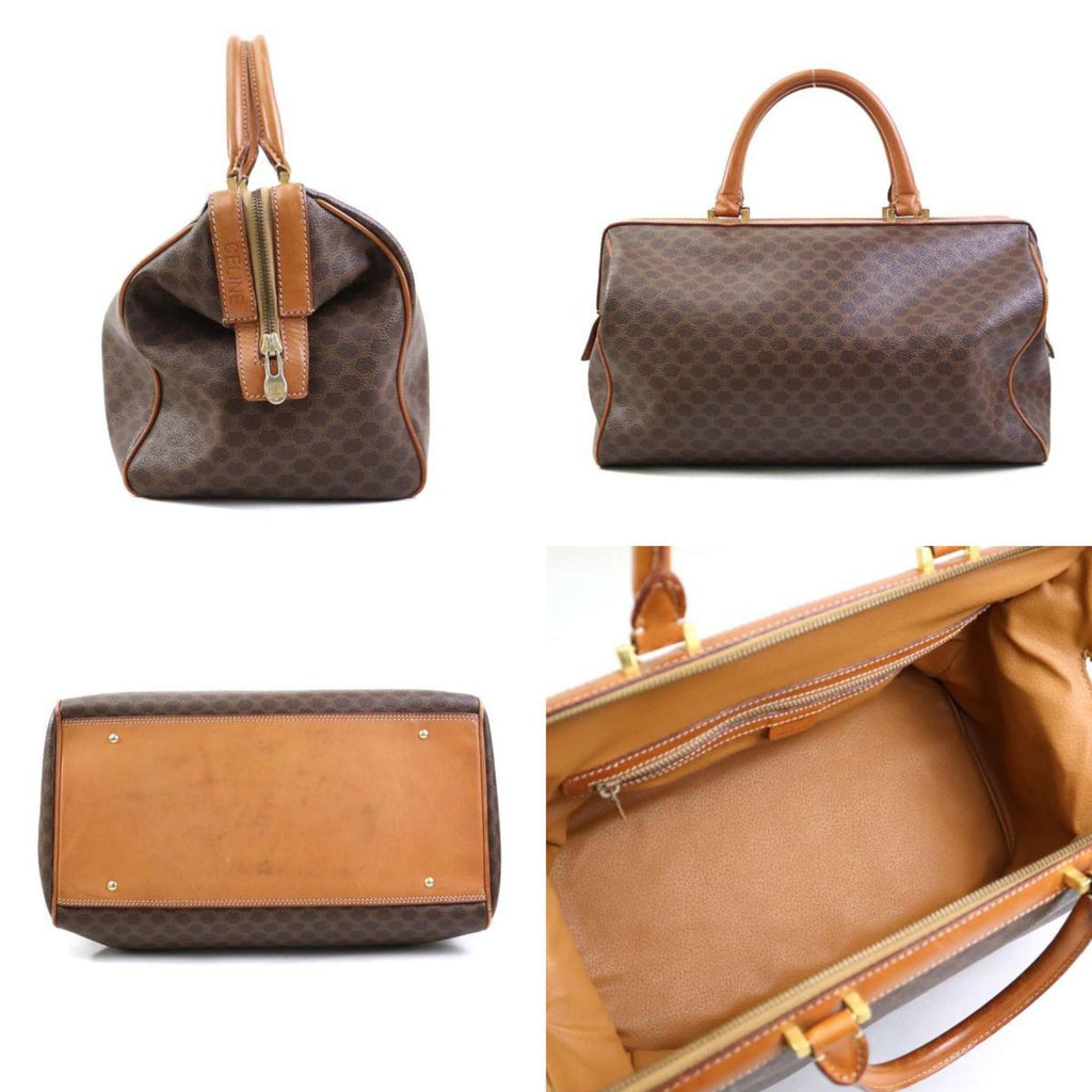 Vintage Duffle Bag Macadam Coated Canvas Large