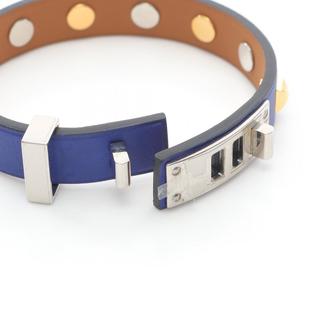 Clous Bracelet Leather and Stainless Steel Mini
