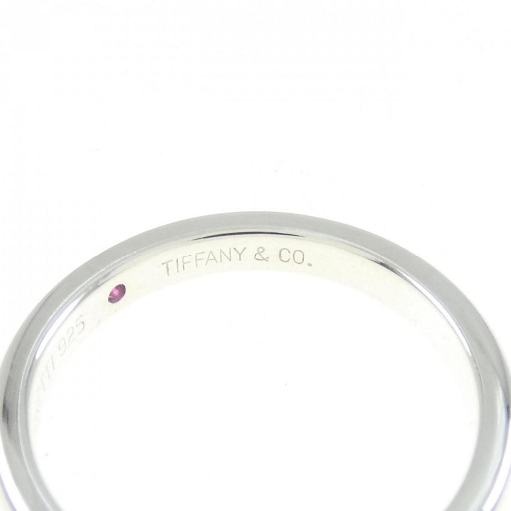 Band Ring Sterling Silver with Ruby