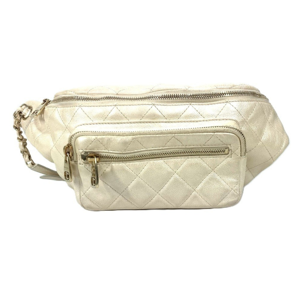 All About Waist Bag Quilted Iridescent Calfskin Medium