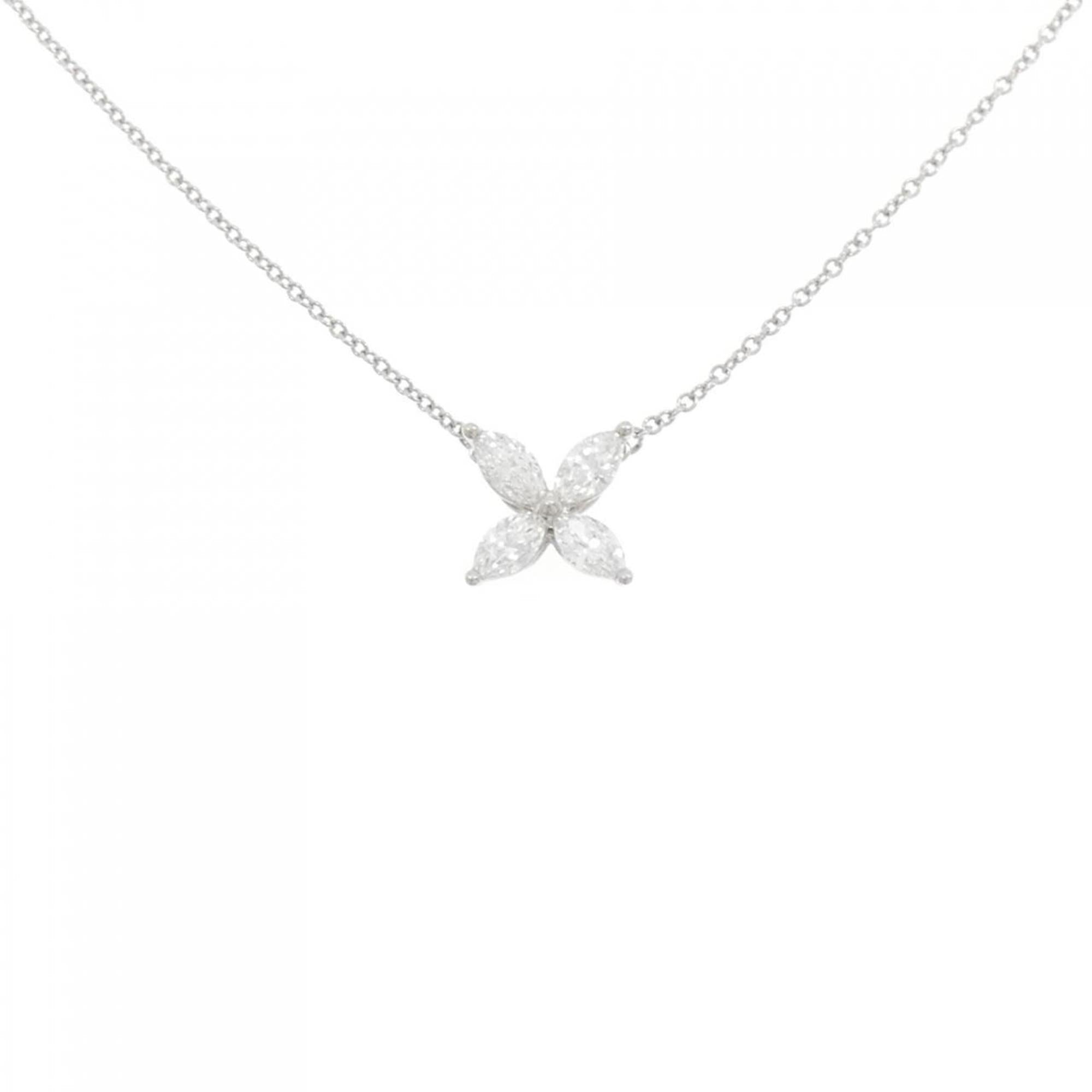 Pendant Necklace Platinum With Diamond