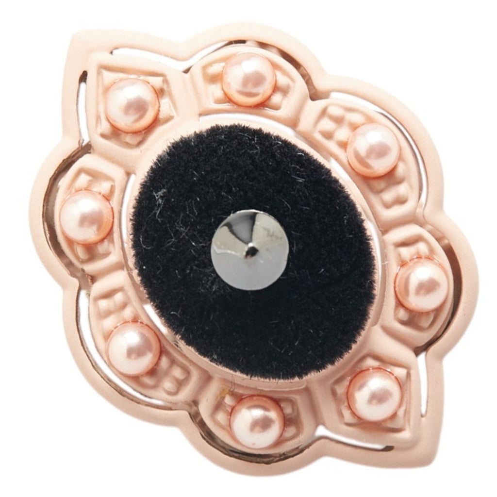 Ring Artificial Pearl And Plastic