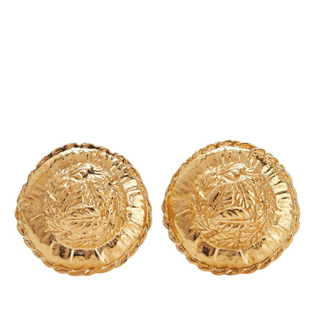 Clip-On Earrings Clip-On Gold-Tone Metal