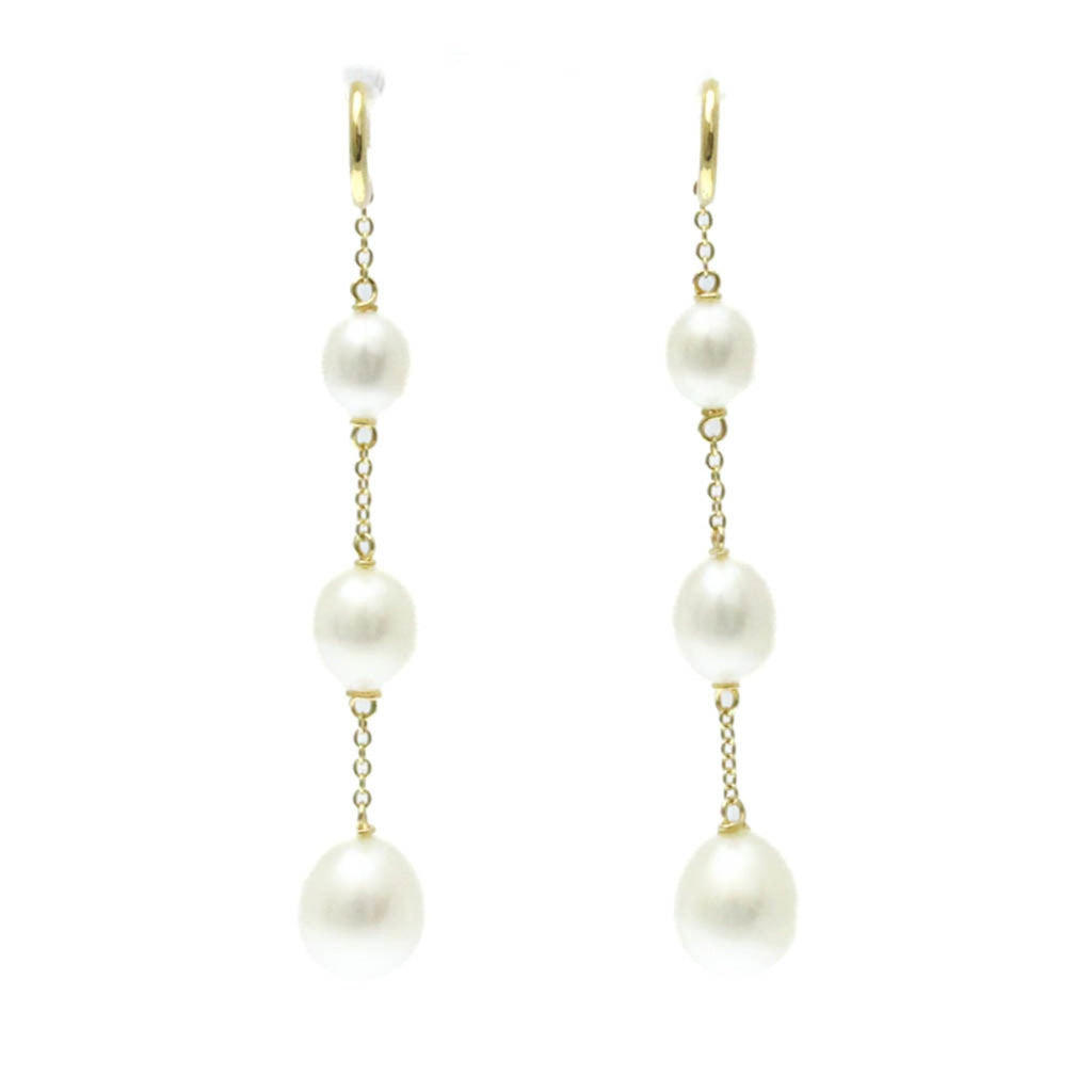 Earrings Pearl 18K Yellow Gold