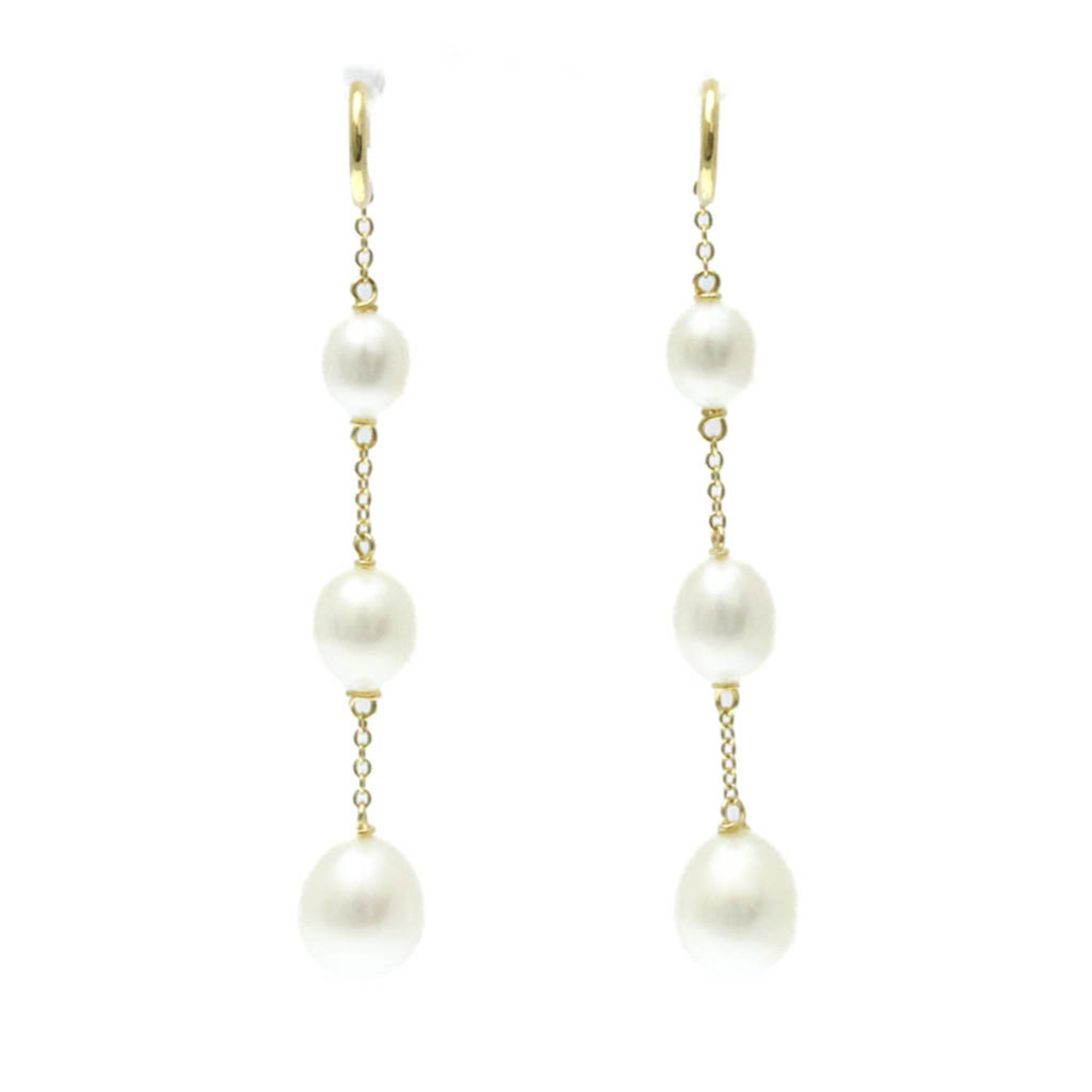 Earrings Pearl 18K Yellow Gold
