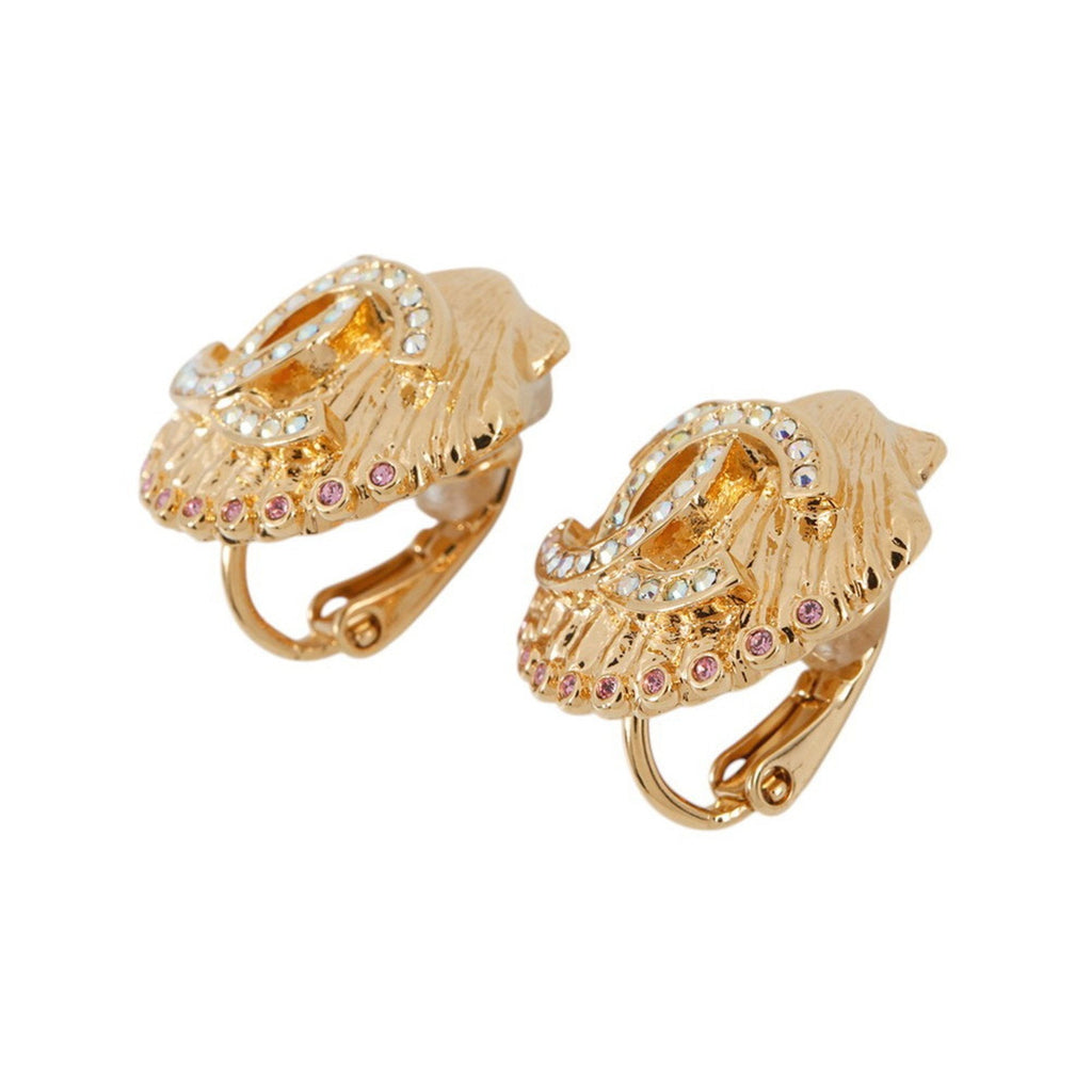 CC Logo Clip-On Earrings Metal