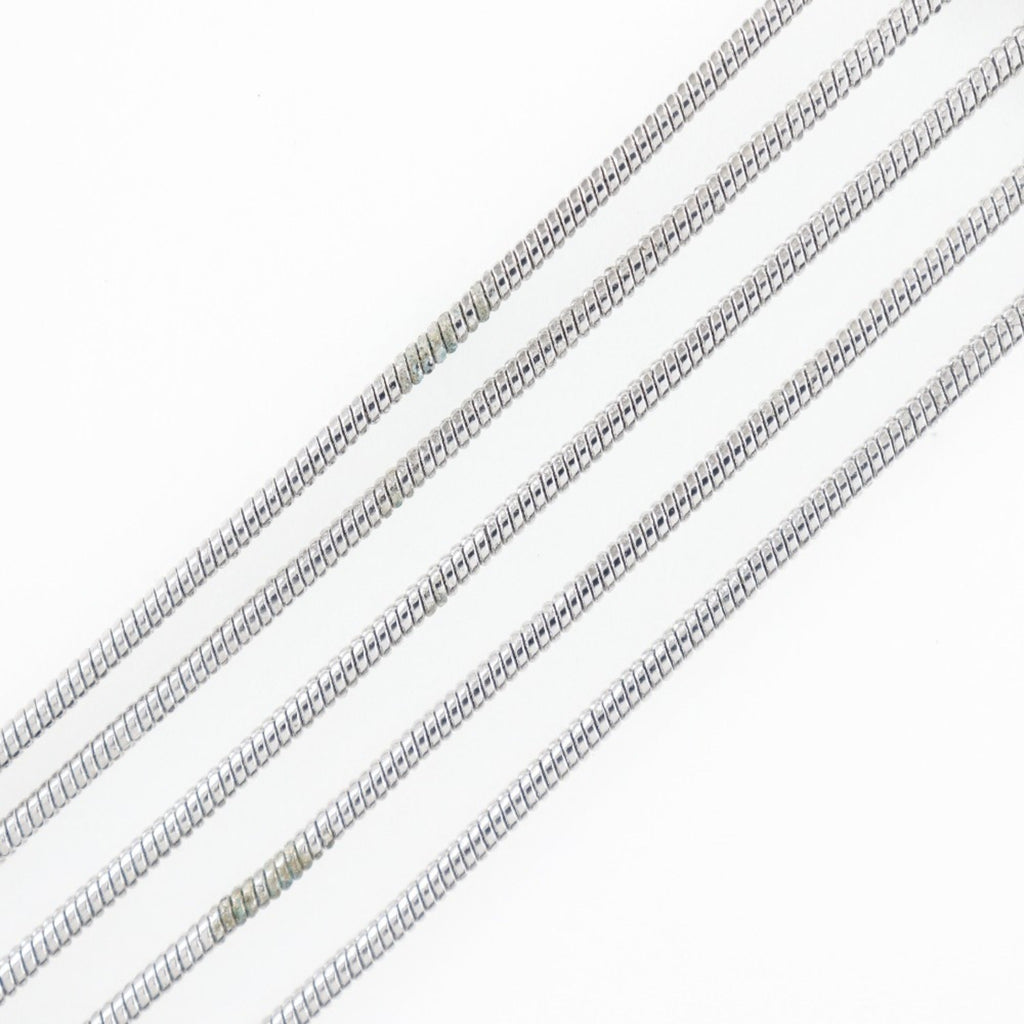 Choker Metal Silver Blue
