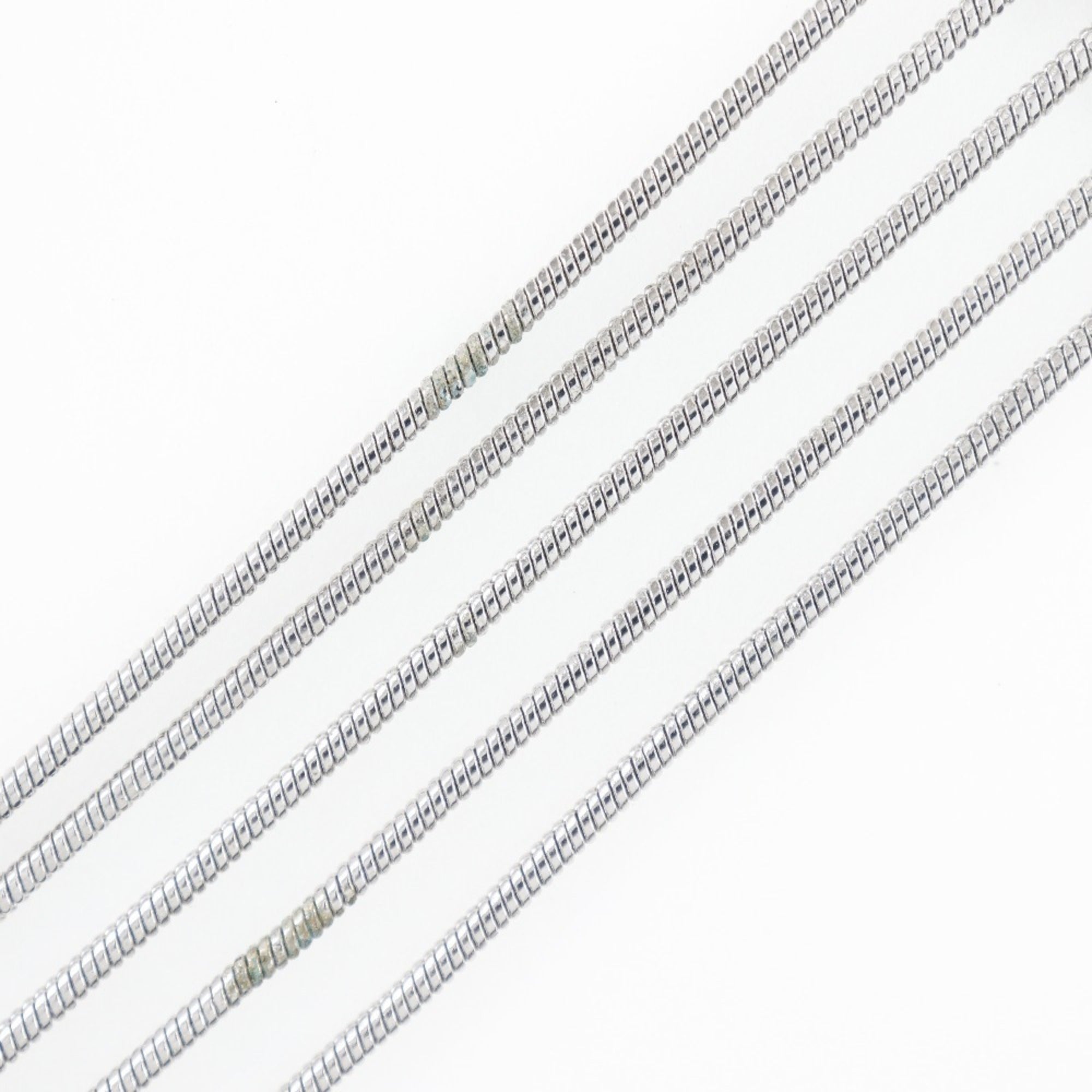 Choker Metal Silver Blue