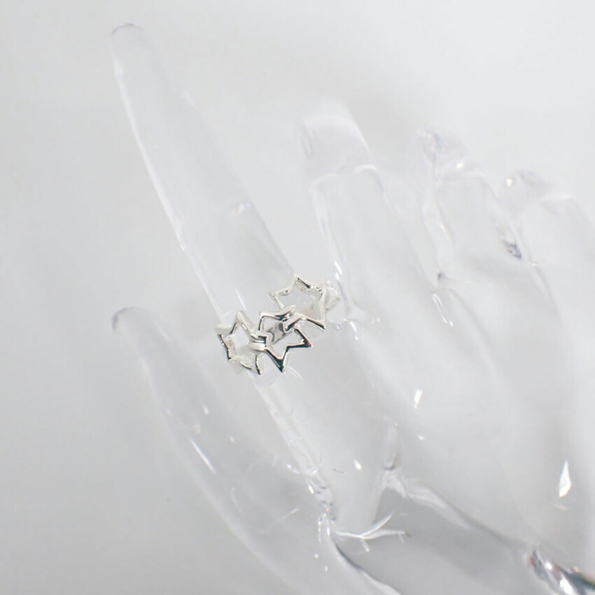 Triple Star Ring Sterling Silver