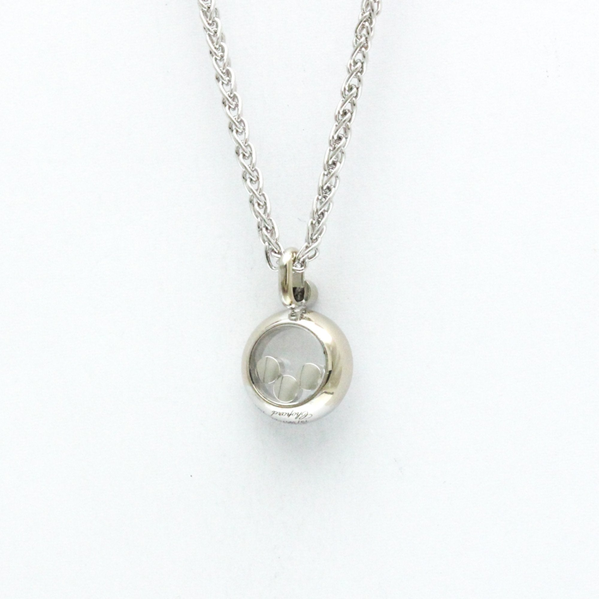 Pendant Necklace 18K White Gold with Diamond