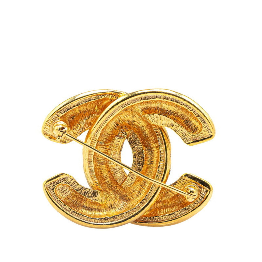 CC Logo Brooch Metal