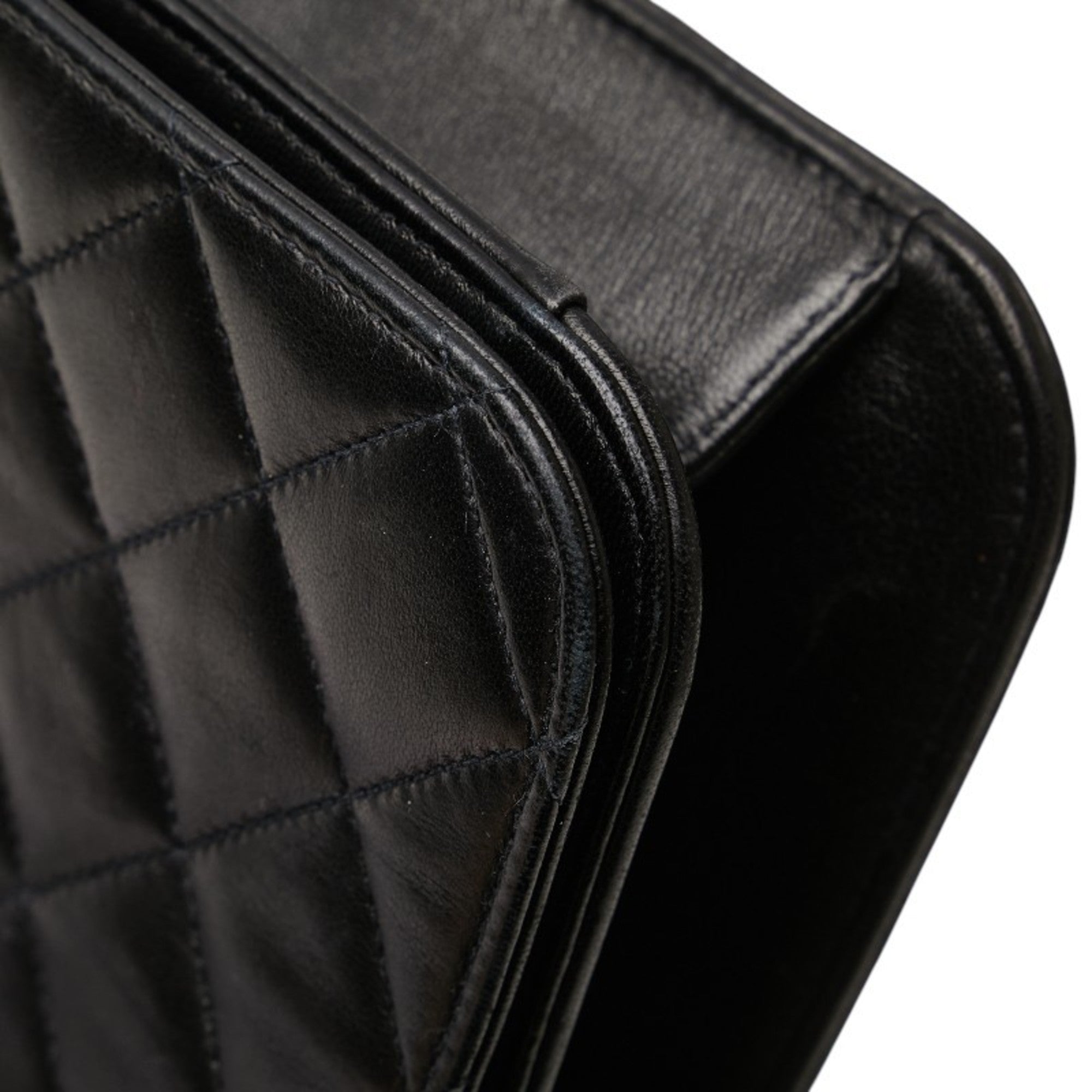 Vintage Full Flap Bag Quilted Lambskin Medium