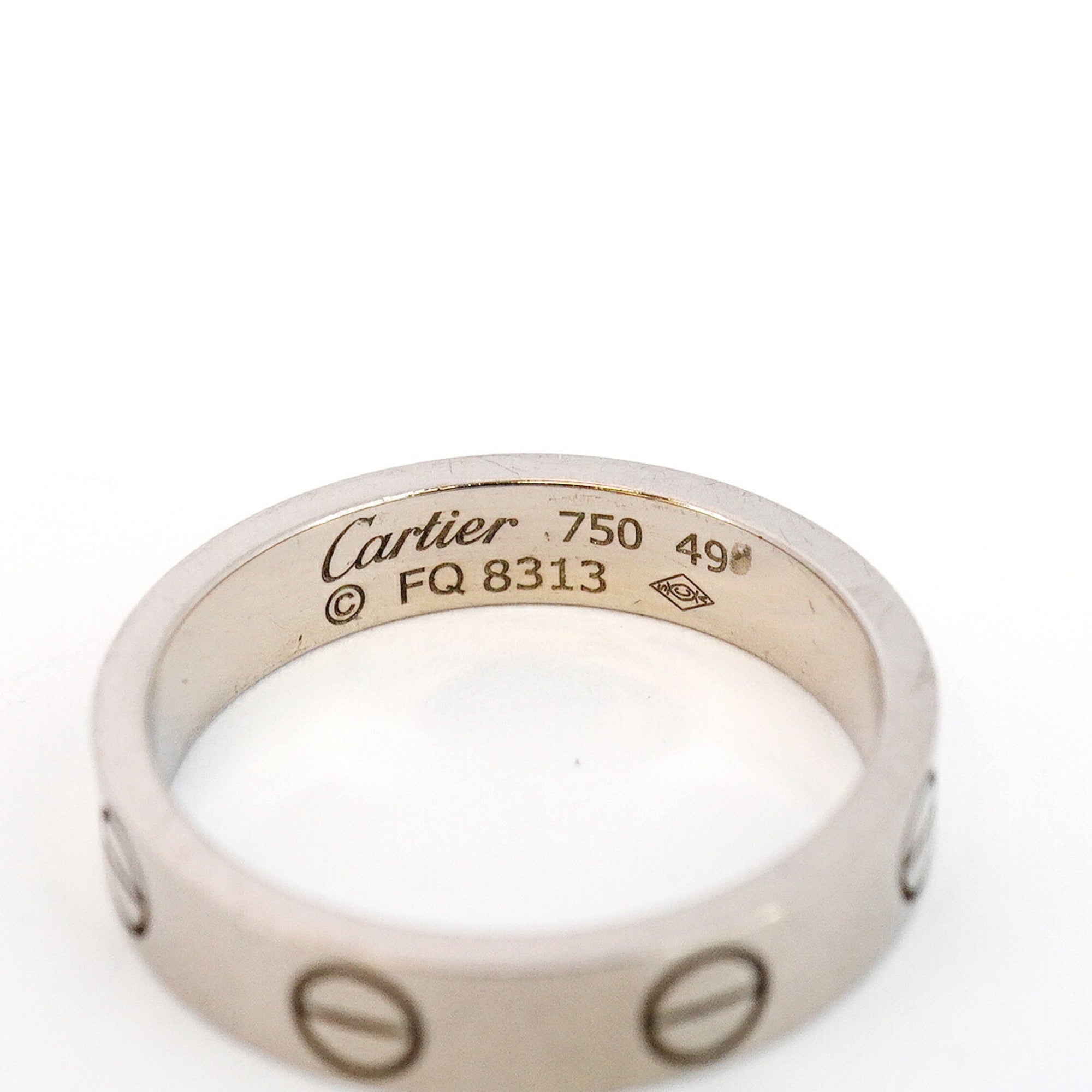 Love Ring 18K White Gold Mini