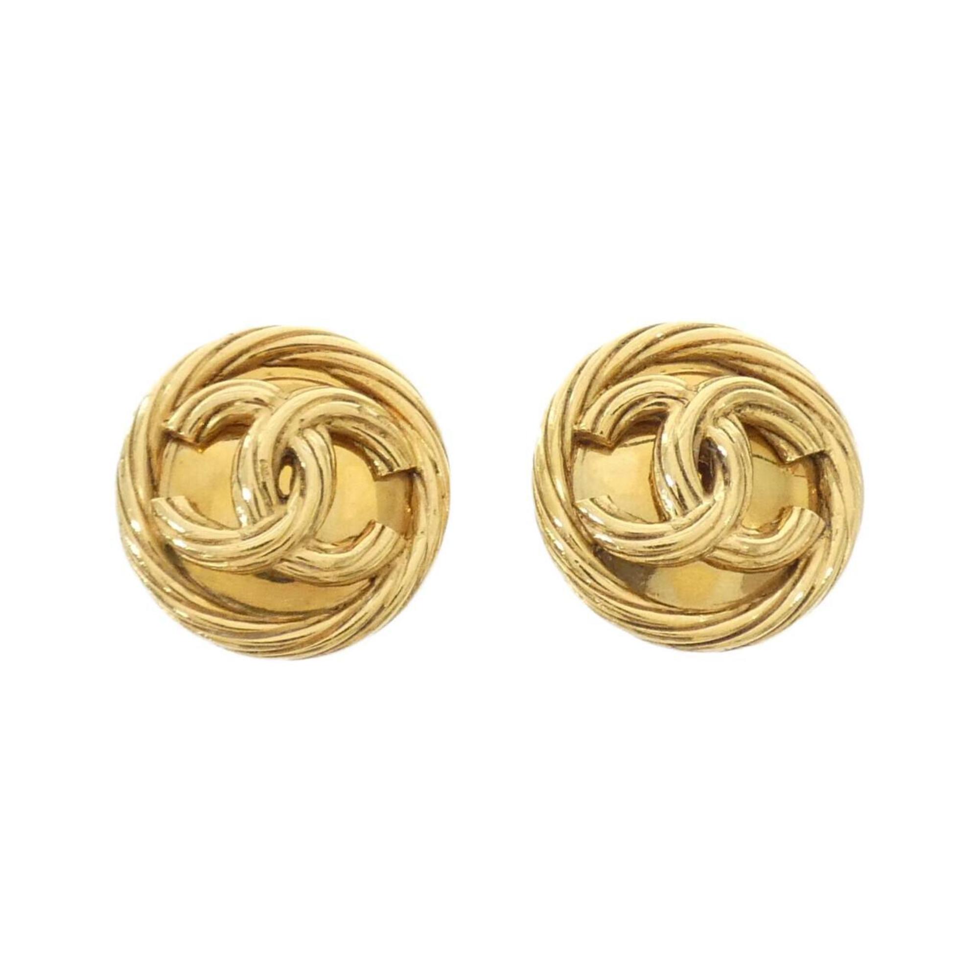 Earrings Gold-Tone Metal