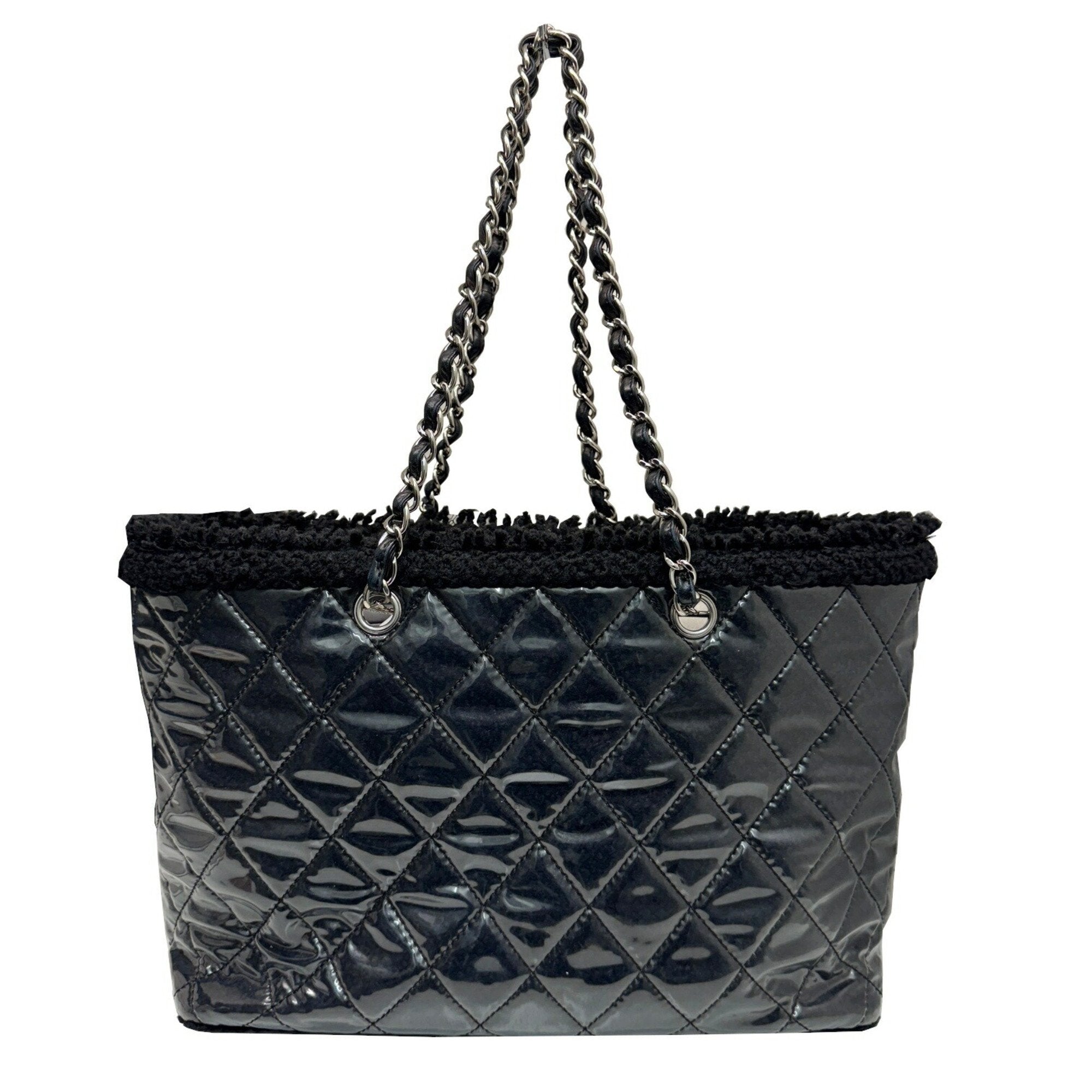 Funny Tweed Tote Quilted Vinyl Small