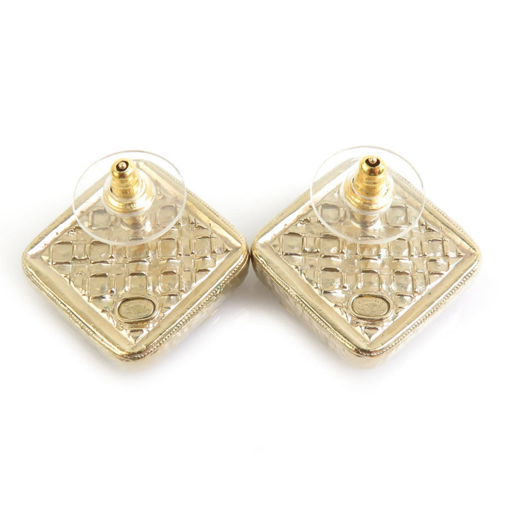 CC Logo Earrings Gold-Tone Metal Gold-Tone Metal