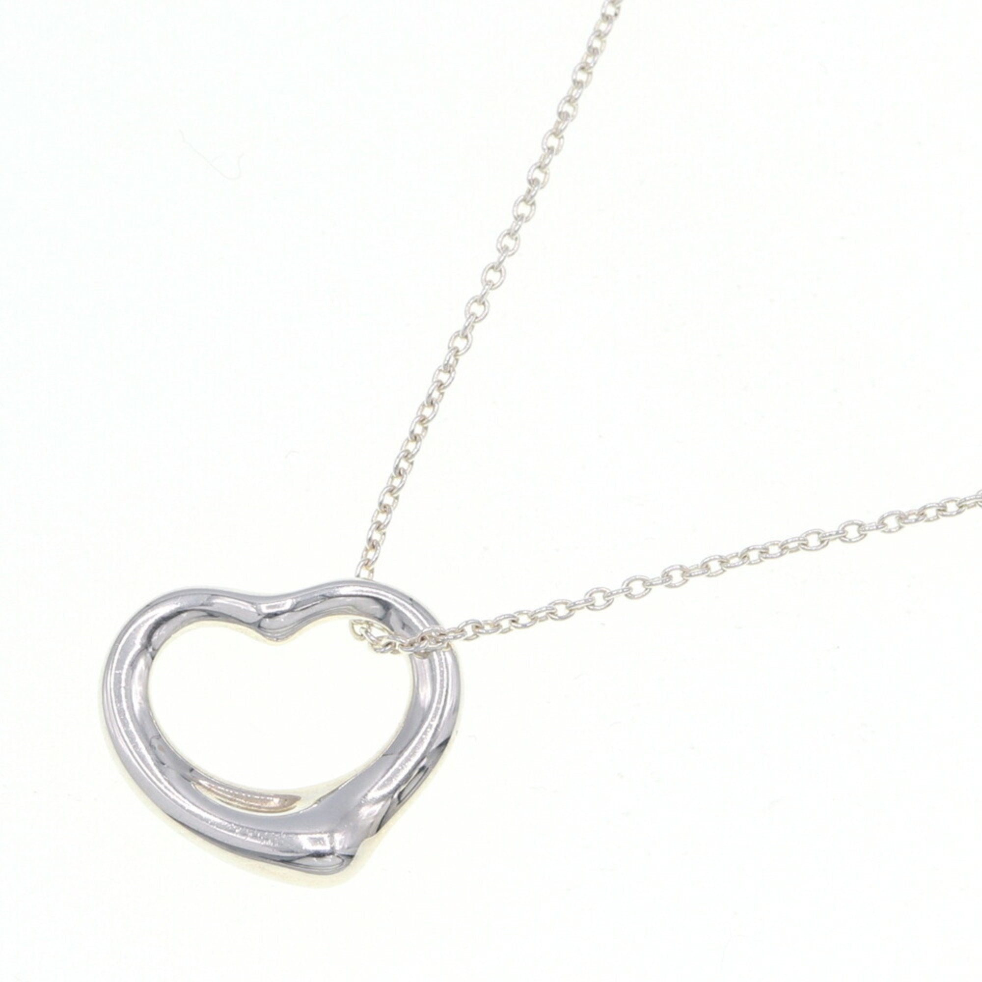 Elsa Peretti Pendant Necklace Sterling Silver 13.6mm