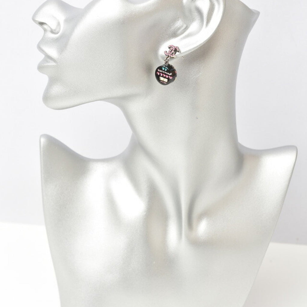 CC Logo Circle Earrings Metal