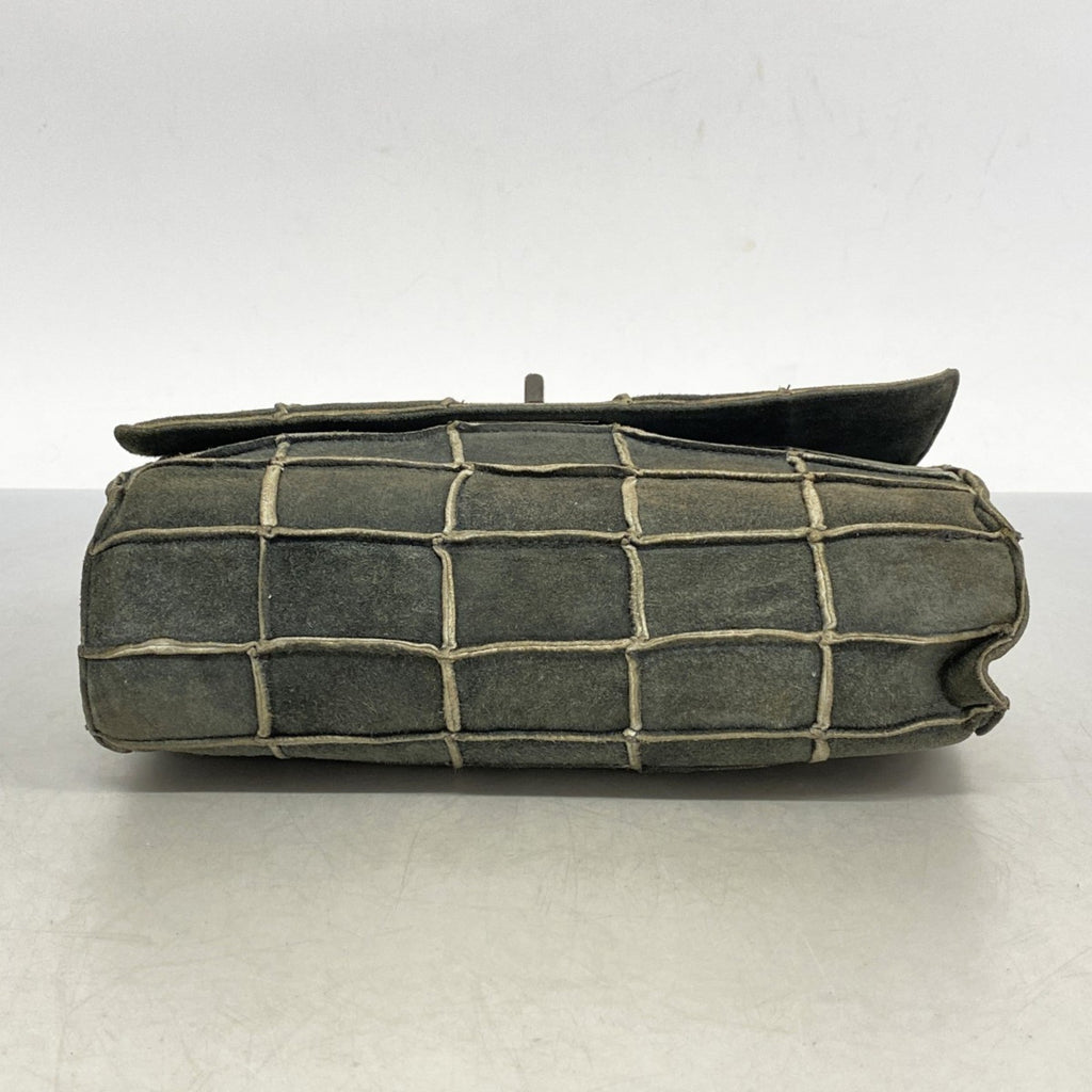 Reissue Flap Bag Suede Patchwork Medium