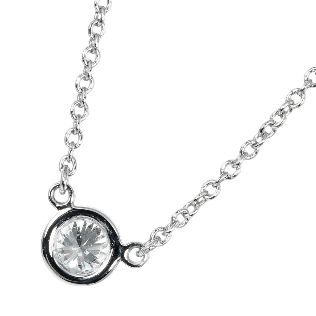 Elsa Peretti Diamonds By The Yard Pendant Necklace Platinum and Diamond