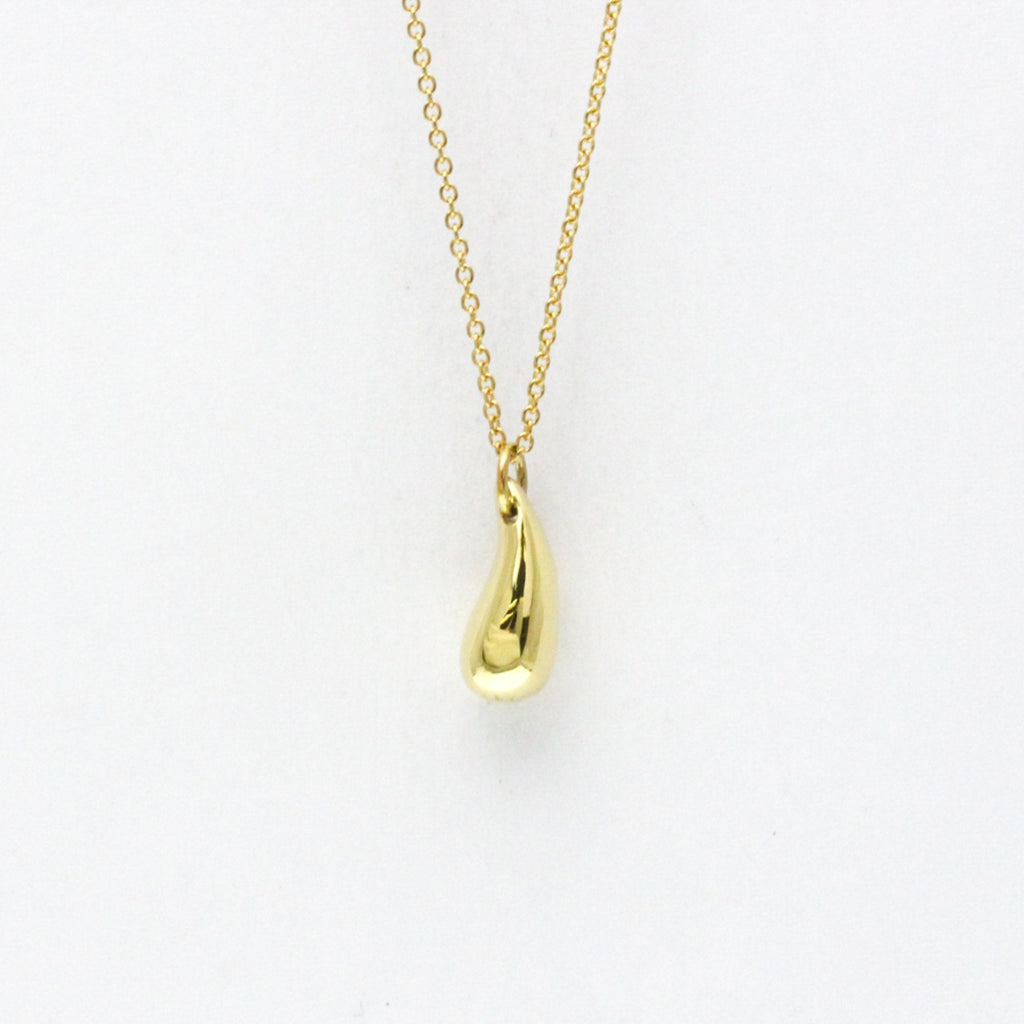 Teardrop Pendant Necklace 18K Yellow Gold