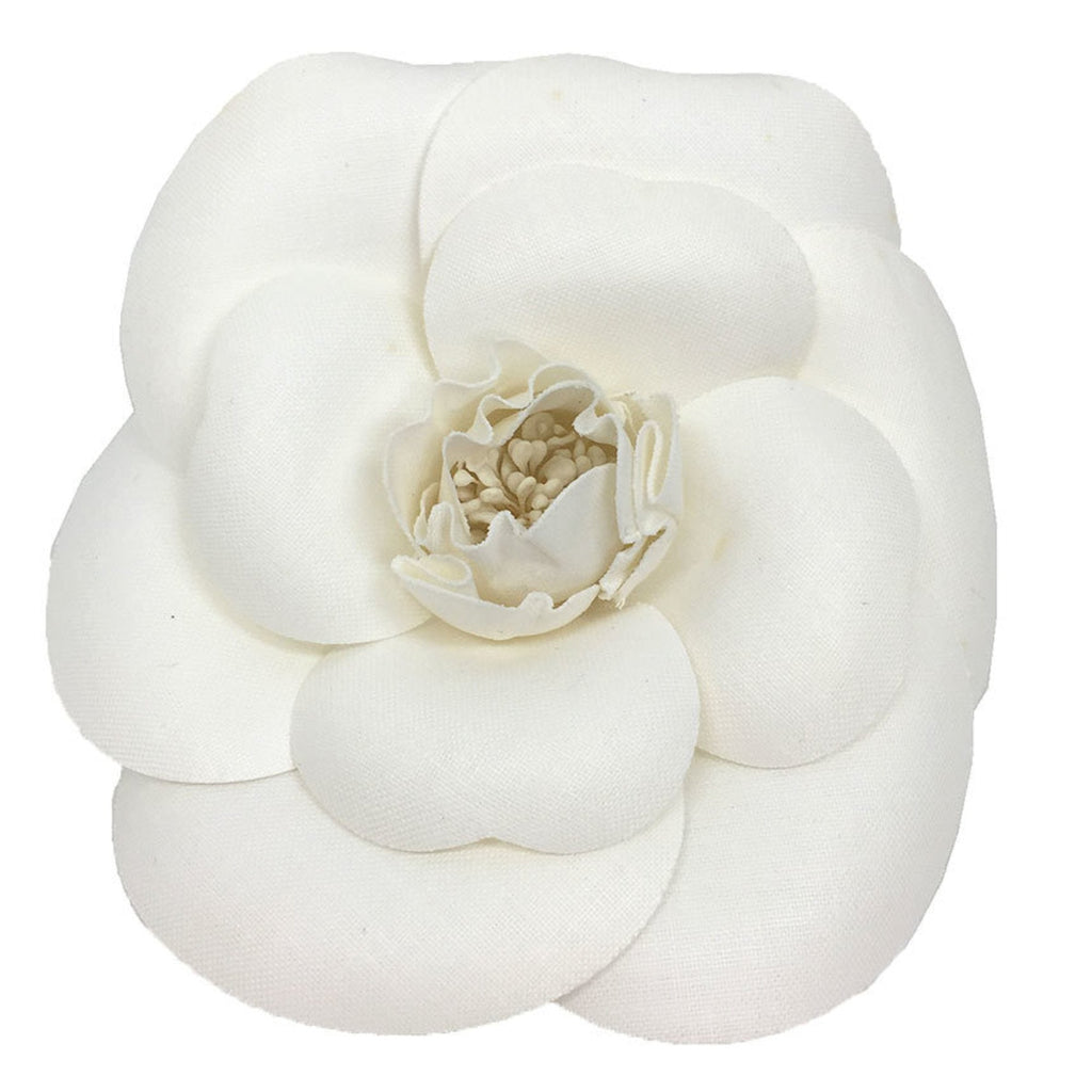 Camellia Corsage Brooch White