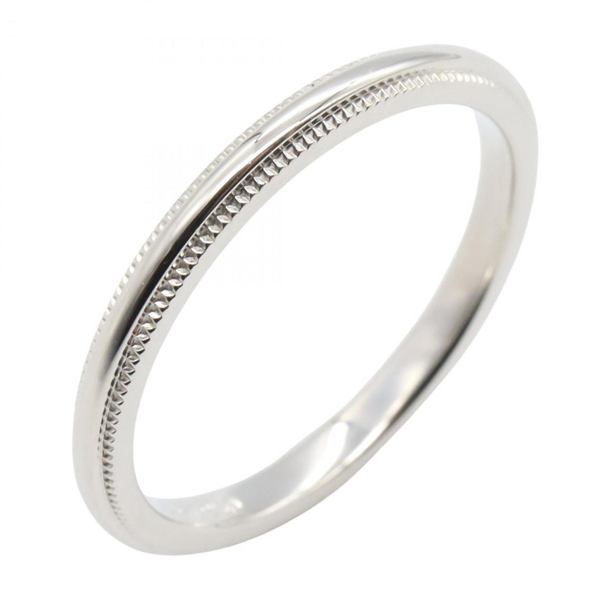 Milgrain Ring Sterling Silver and Platinum