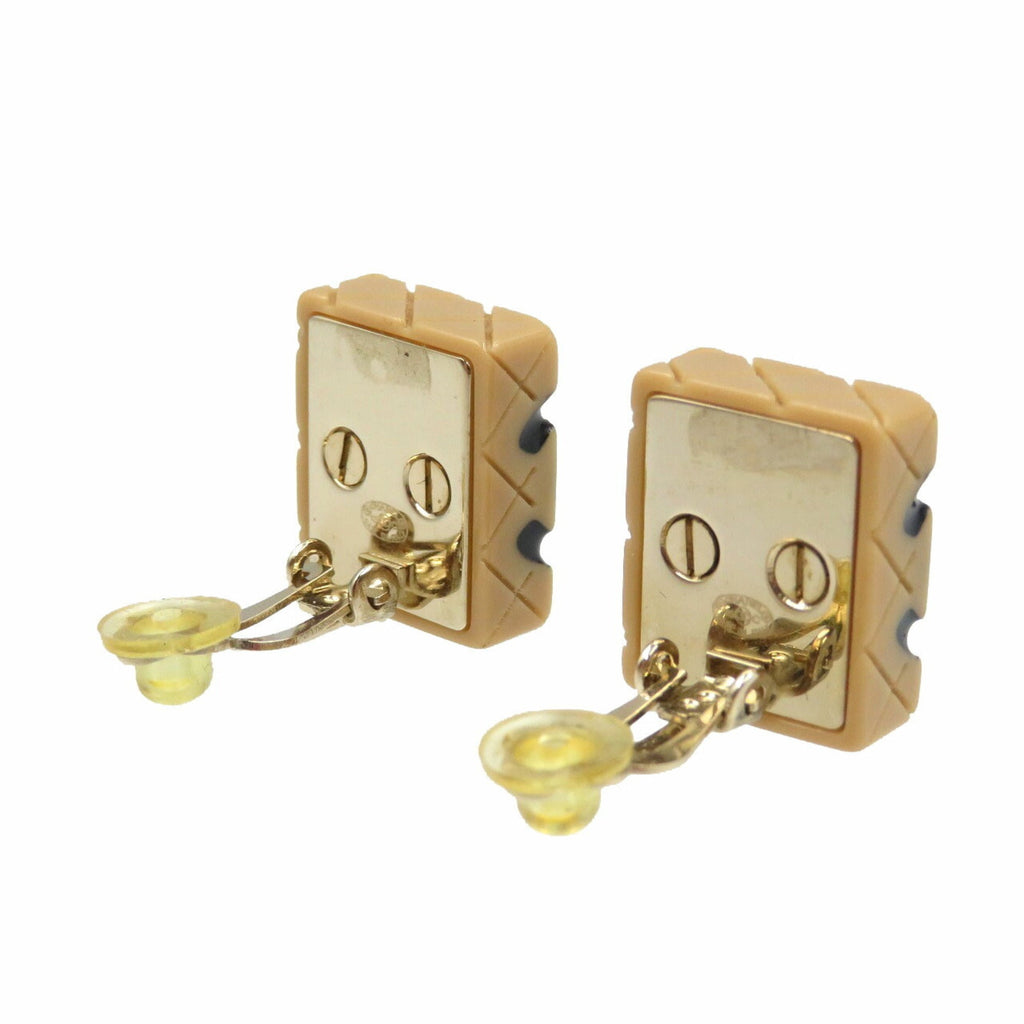 CC Logo Clip-On Earrings Metal