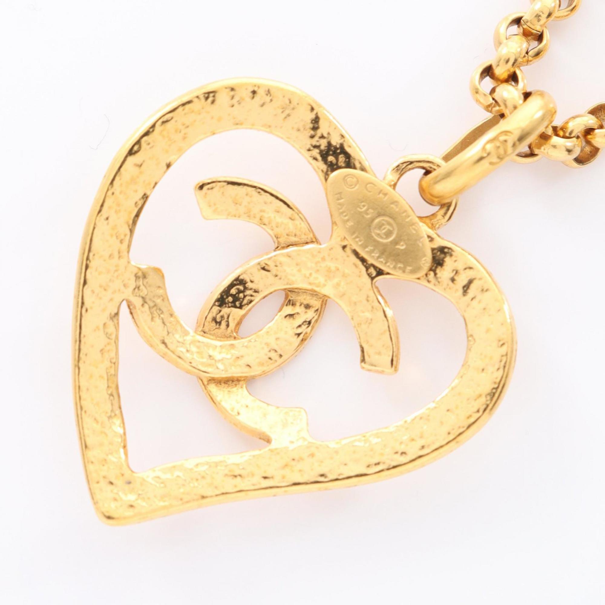 CC Logo Pendant Necklace Metal