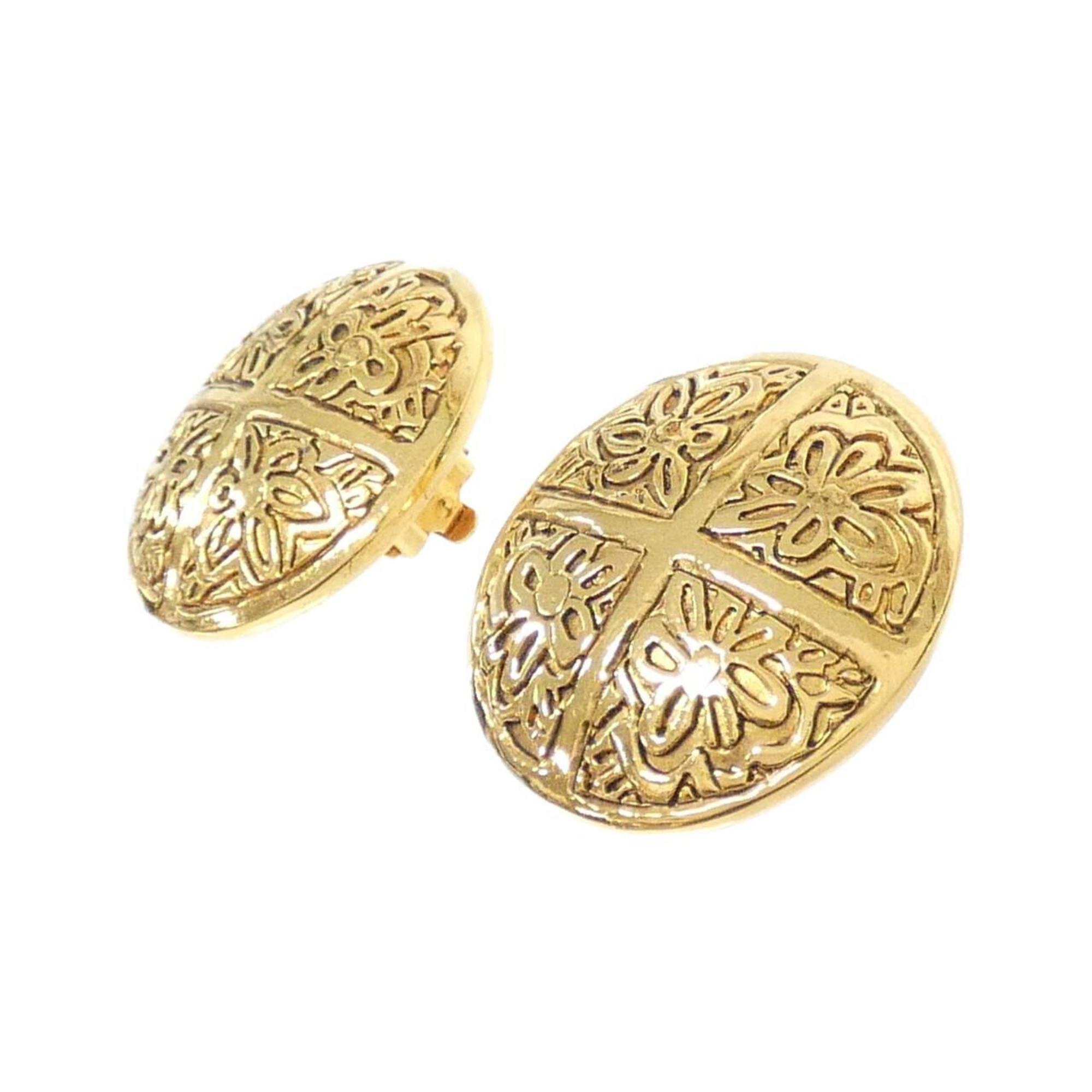 Earrings Gold-Tone Metal