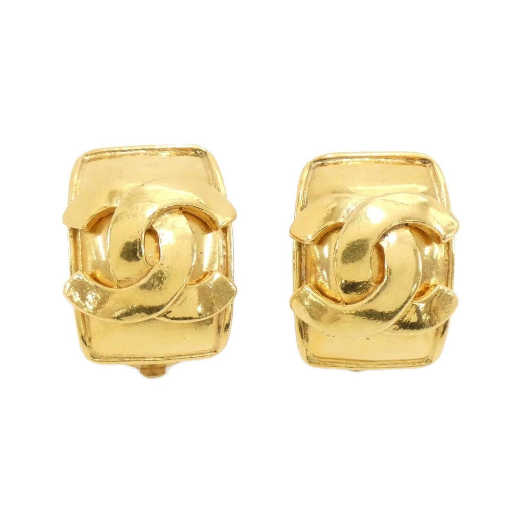 Earrings Gold-Tone Metal