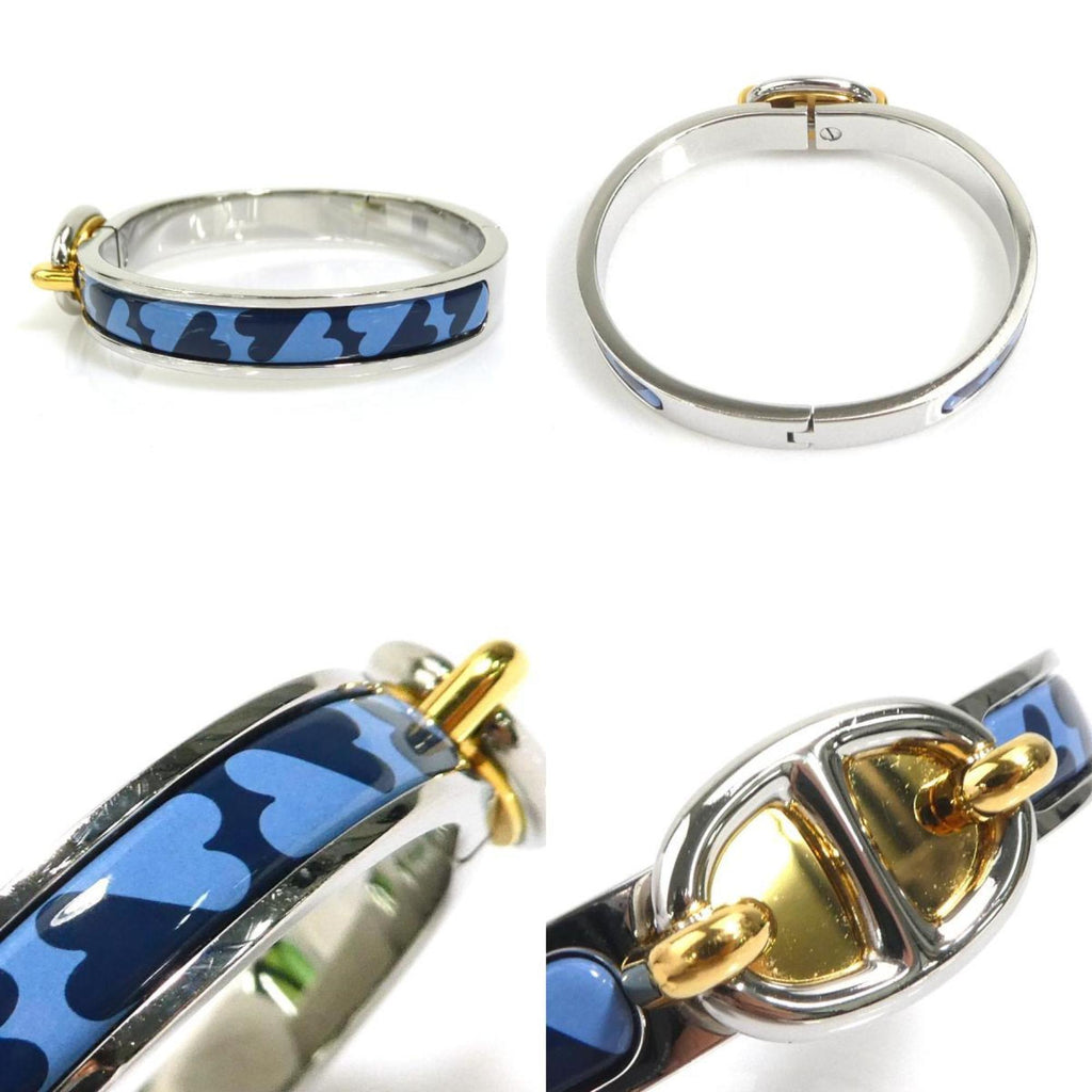 Clic Bangle Enamel and Metal Mini Bracelet