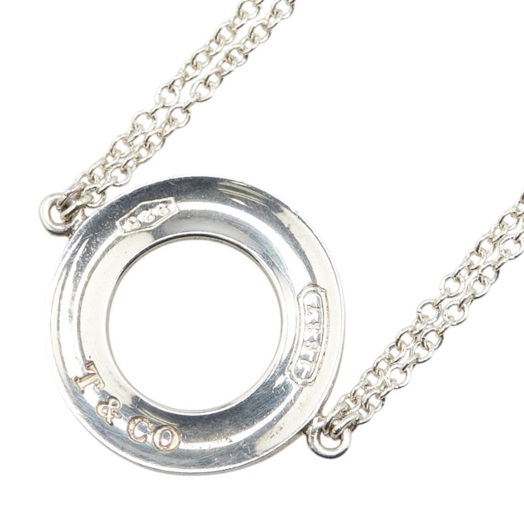 Circle Bracelet Double Chain Sterling Silver