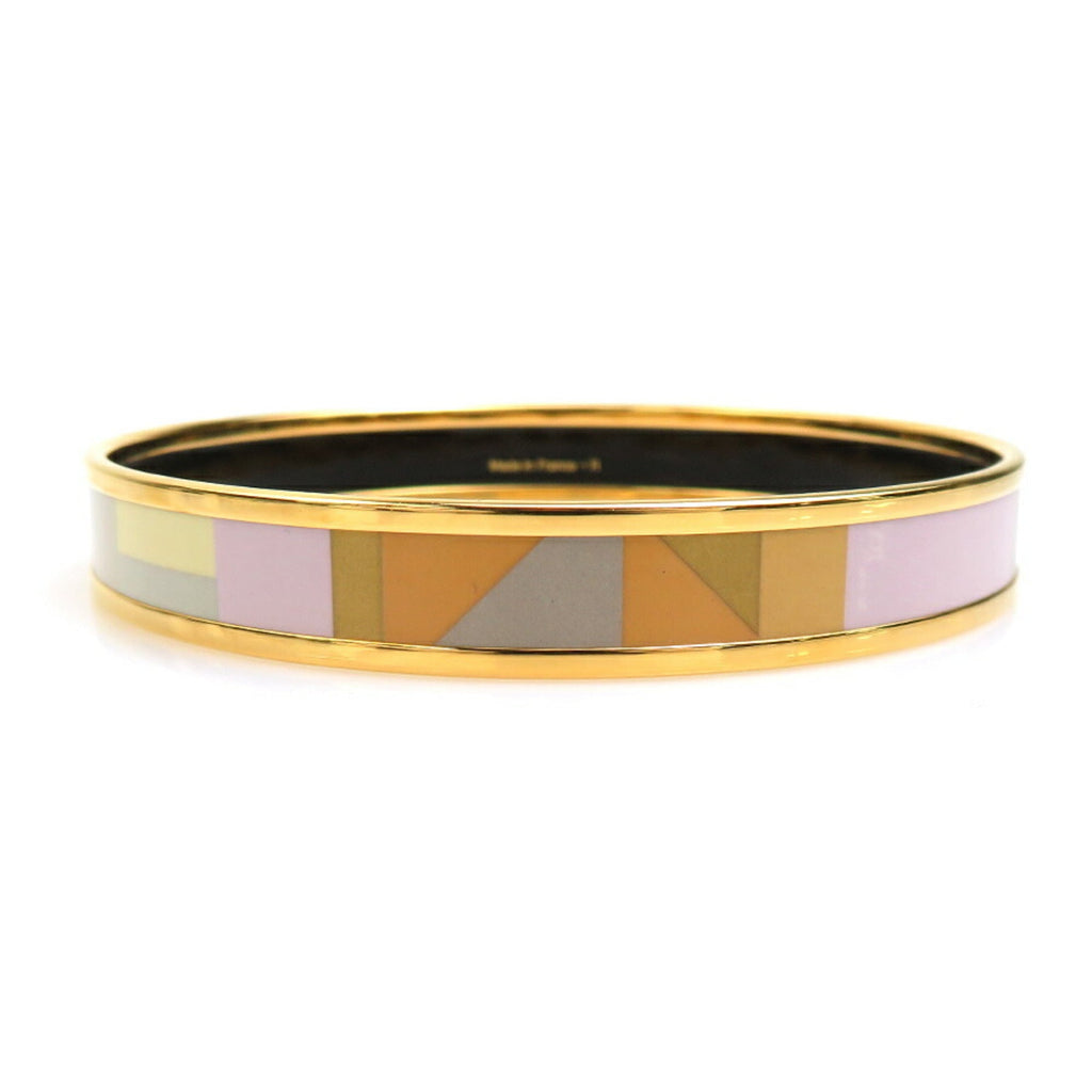 Enamel and Metal Bracelet Gold Multi-Color