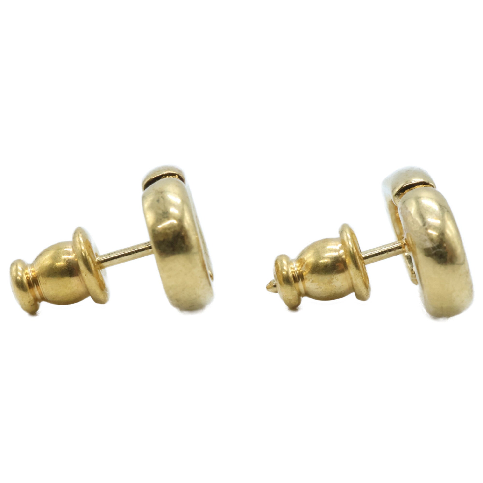 Earrings Stud Gold-Tone Metal