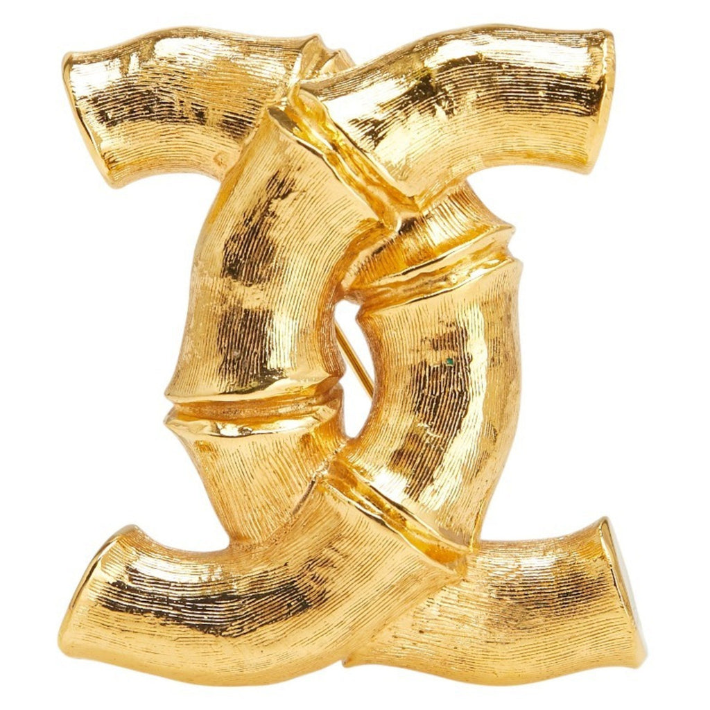 CC Logo Brooch Metal