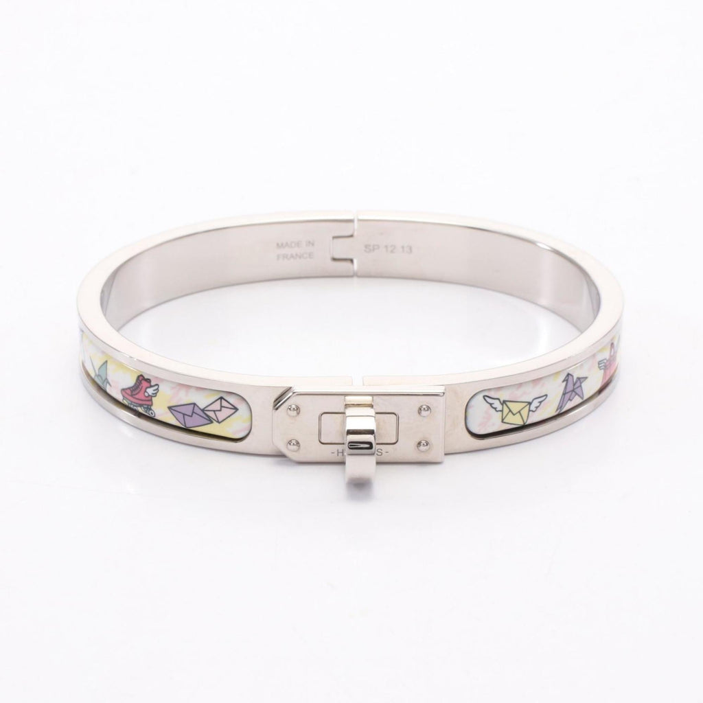 Bangle Leather and Stainless Steel Mini Bracelet