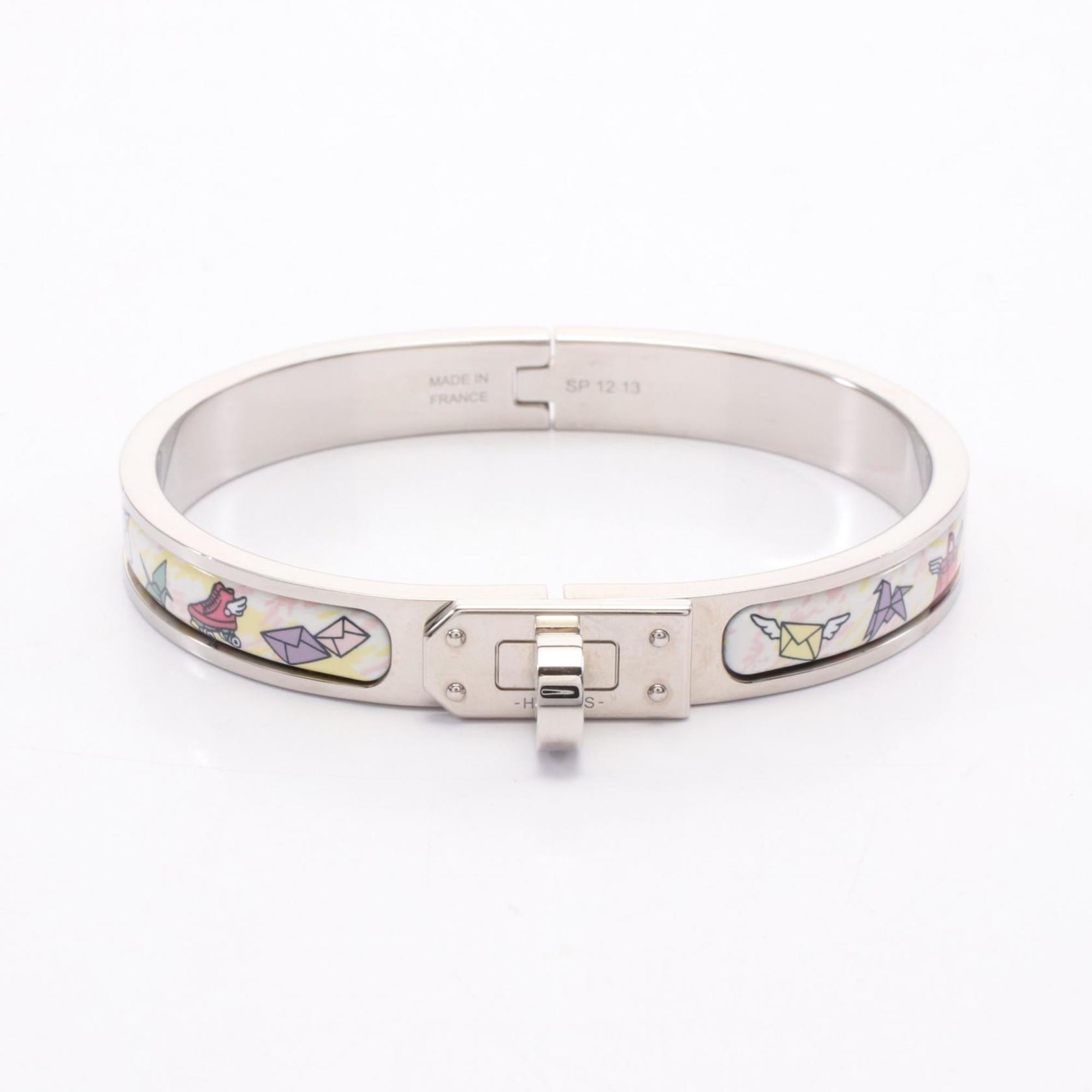 Bangle Leather and Stainless Steel Mini Bracelet