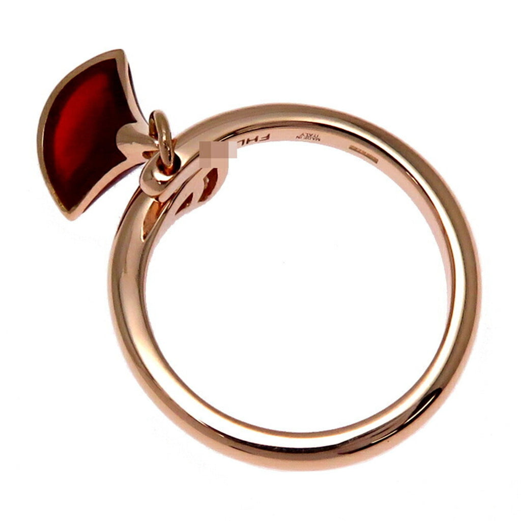 Diva Dream Ring 18K Rose Gold With Carnelian and Diamond