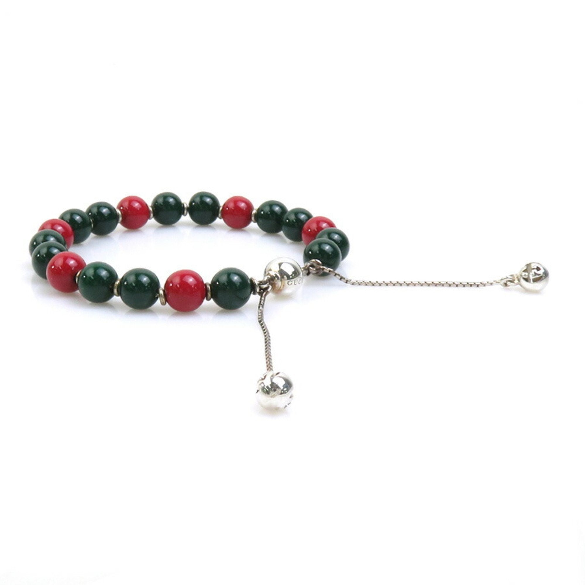 Bracelet Metal Green and Red