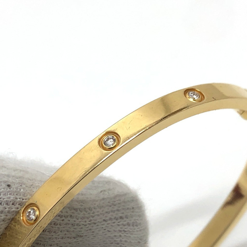 Love Bracelet 18K Yellow Gold Small with Diamond