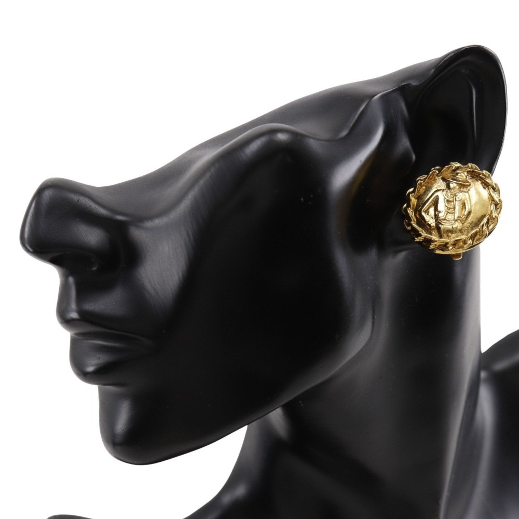 Clip-On Earrings Clip-On Gold-Tone Metal
