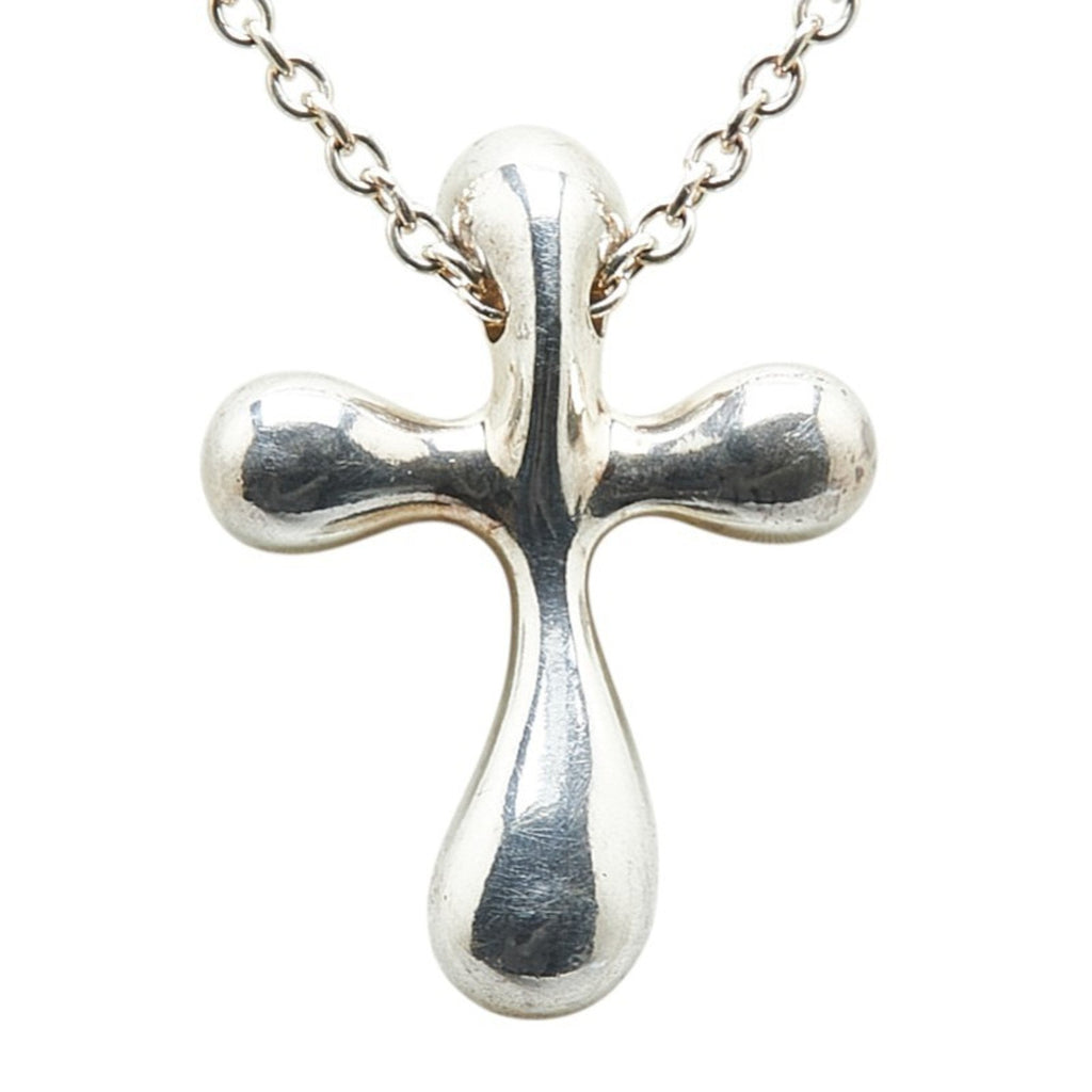 Cross Pendant Necklace Sterling Silver