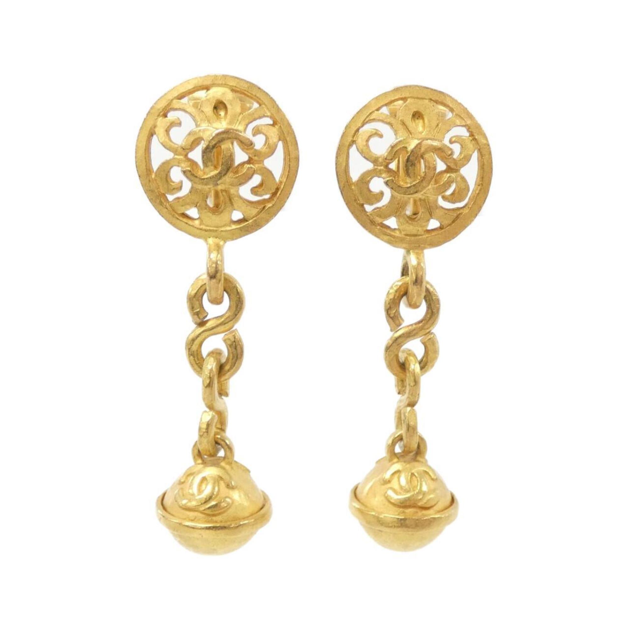 Earrings Gold-Tone Metal