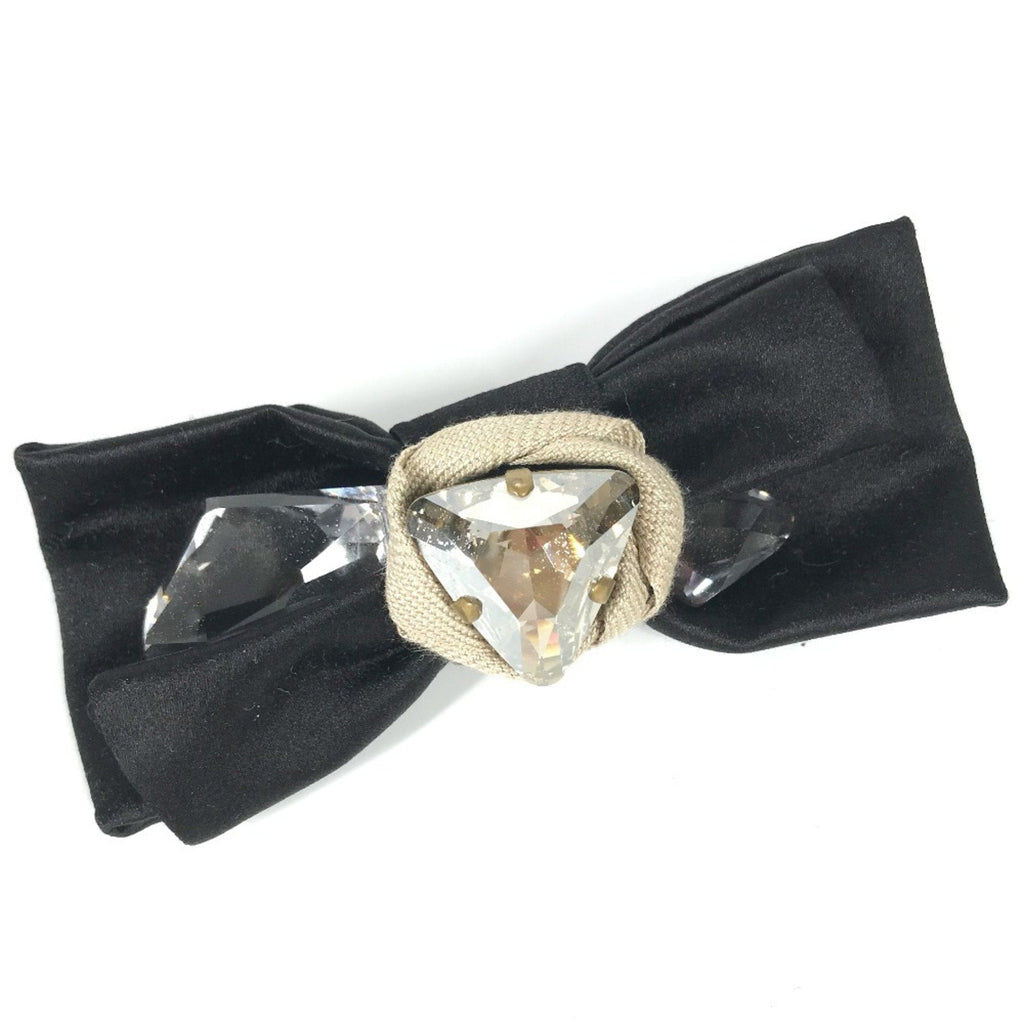 Brooch Silk Black