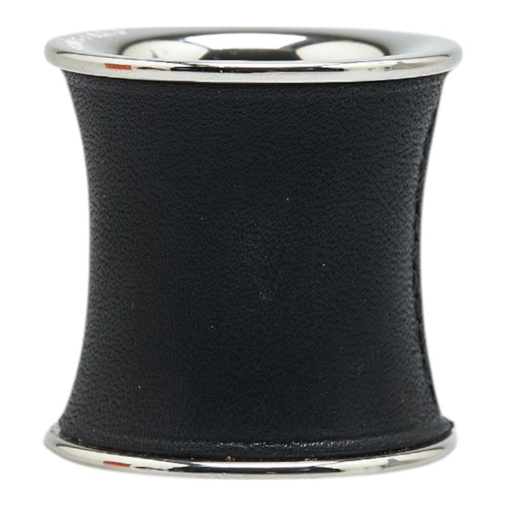 Scarf Ring Leather and Metal